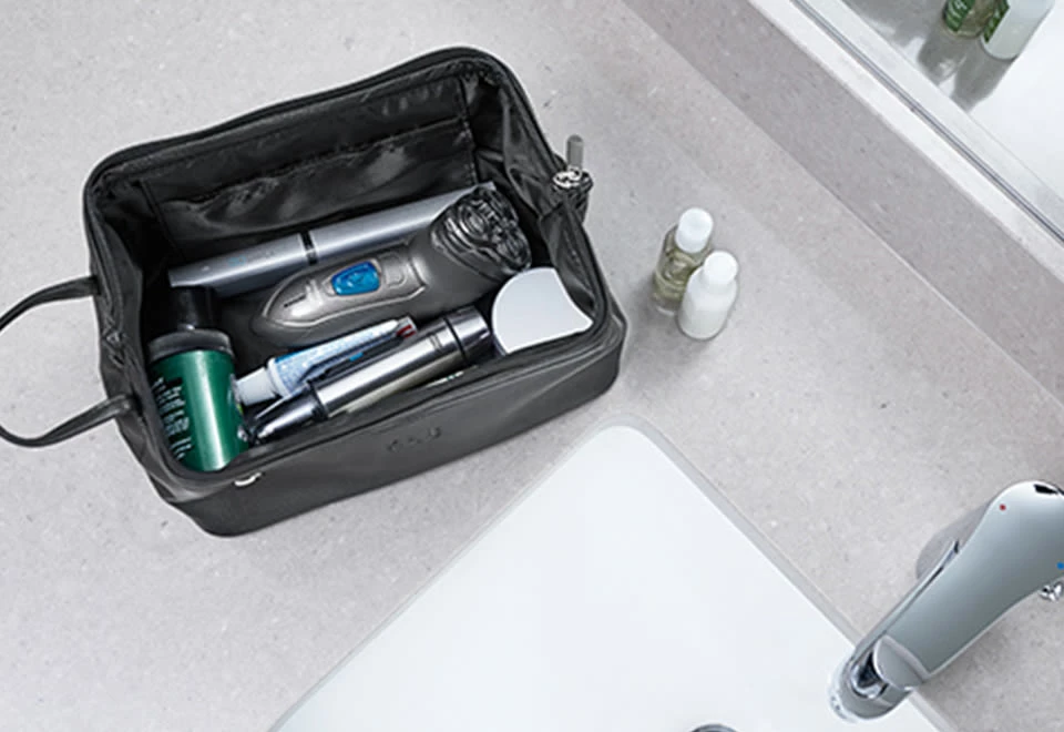 Wholesale ๐คฉ Personalized Widemouth Toiletry Bag by Emporium Leather Co., Inc ๐ - Image 2