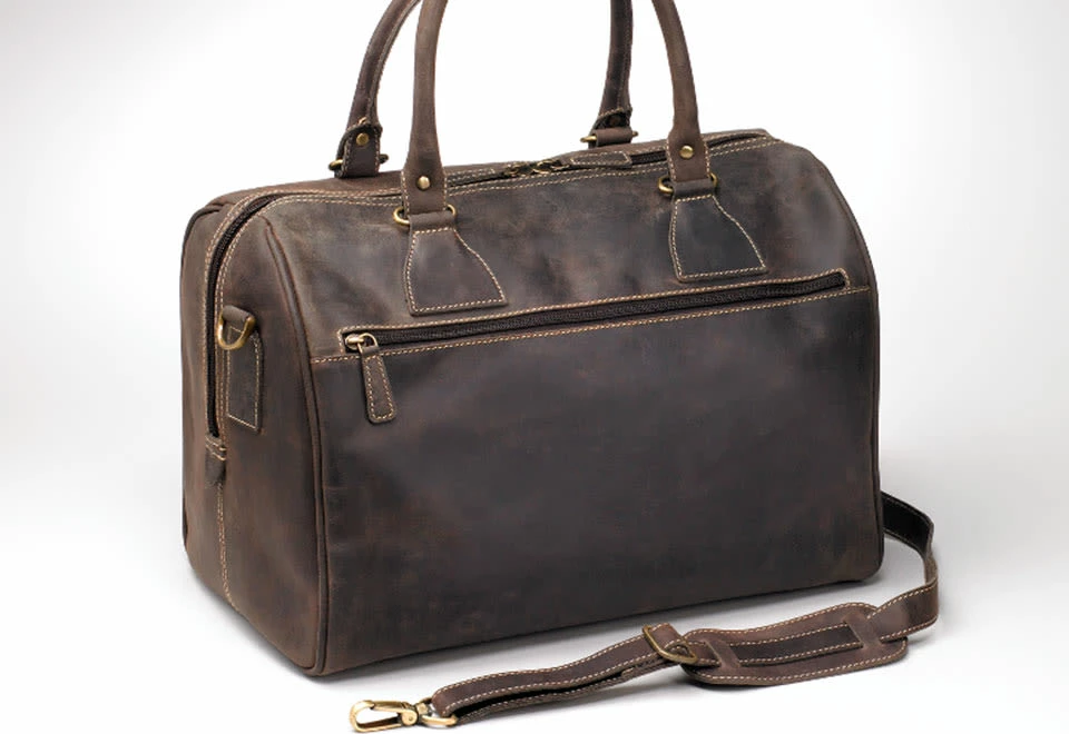 Brand new โ๏ธ Distressed Water Buffalo Duffel Bag by Kingport Industries, LLC ๐