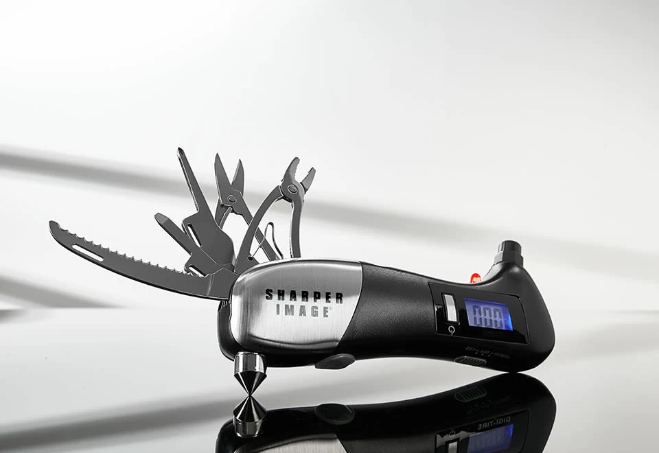 Brand new ๐ Car Emergency Tool with Digital Tire Gauge by Sharper Image ๐ - Image 7