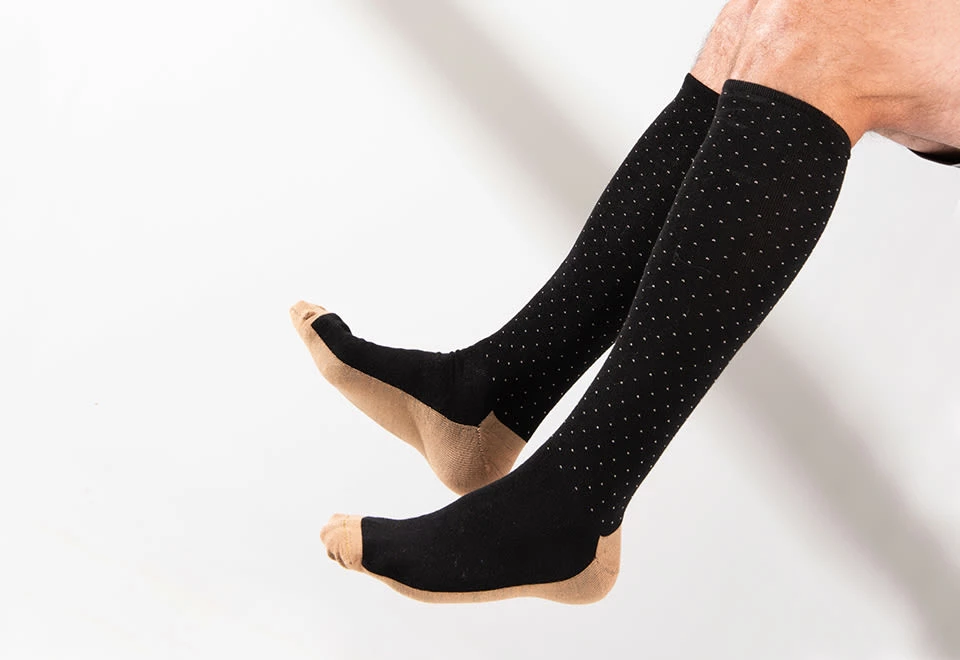 Cheap ๐งจ Copper Infused Compression ๐งฆ Socks (2 Pairs) by Sharper Image โ๏ธ - Image 2