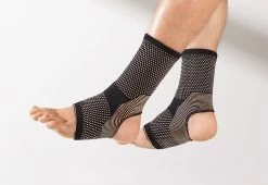 Cheapest 🎉 Copper Infused Compression Ankle Braces (Set of 2) by Sharper Image 👍