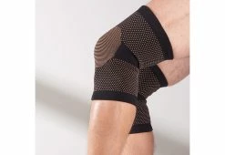 Budget 😉 Copper Infused Compression Knee Braces (Set of 2) by Sharper Image 🧨