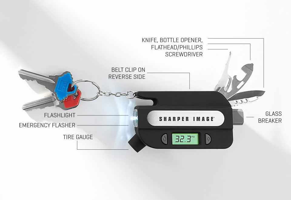 Buy ๐ 8-In-1 Emergency Auto Tool by Sharper Image ๐